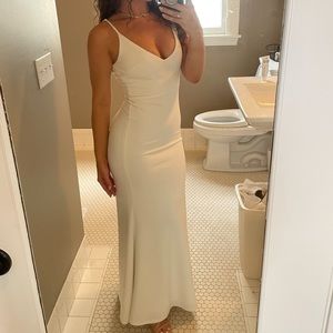 Lulus white dress worn once